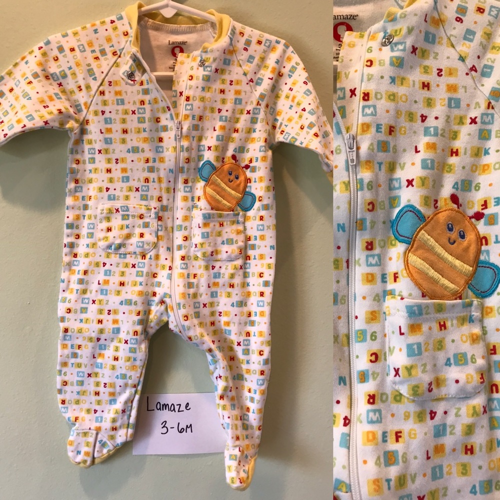 Lamaze ABC onesie